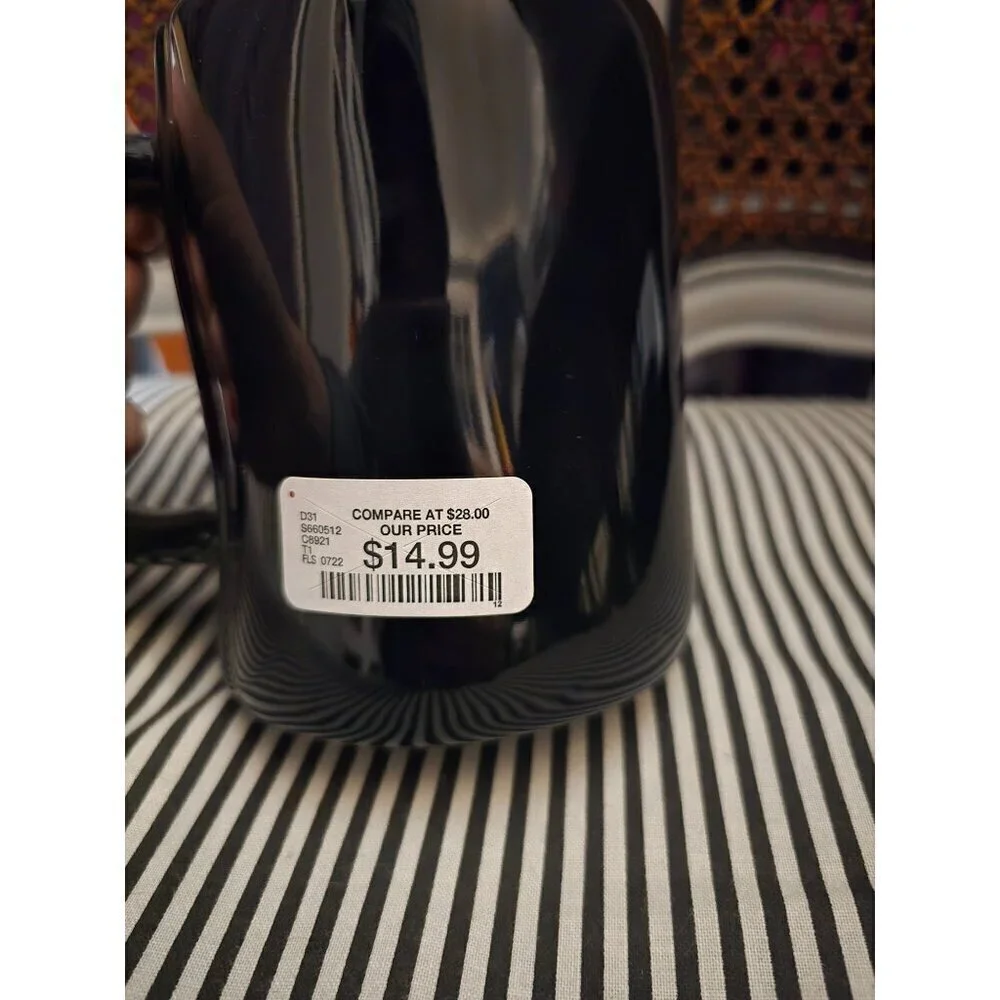 NWT Rae Dunn Halloween Dash of Magic Coffee Mug Black Orange